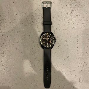 Men’s Shinola Watch, Black Face & Band